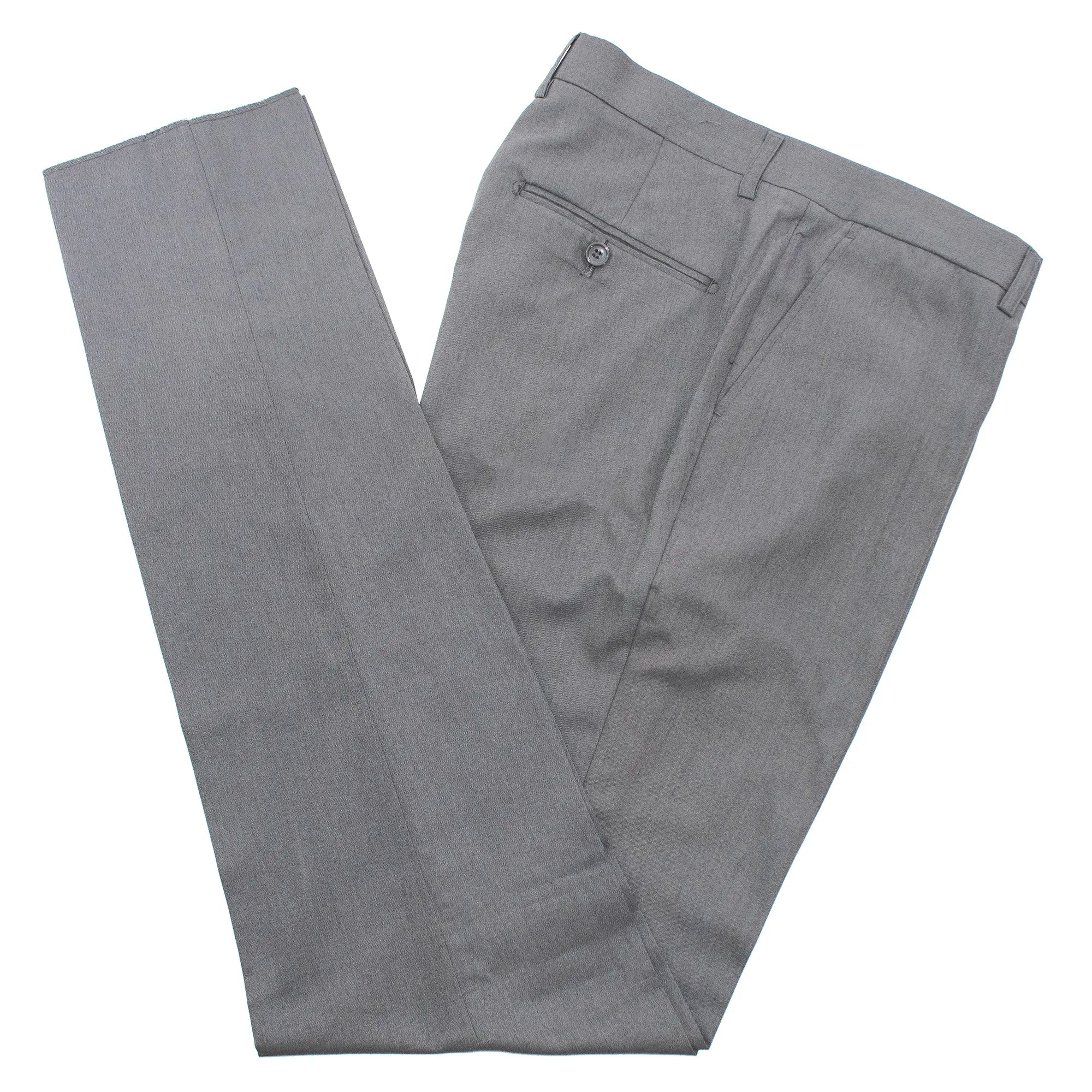 Men's Solid Charcoal Gray 2-Piece Slim-Fit Suit
