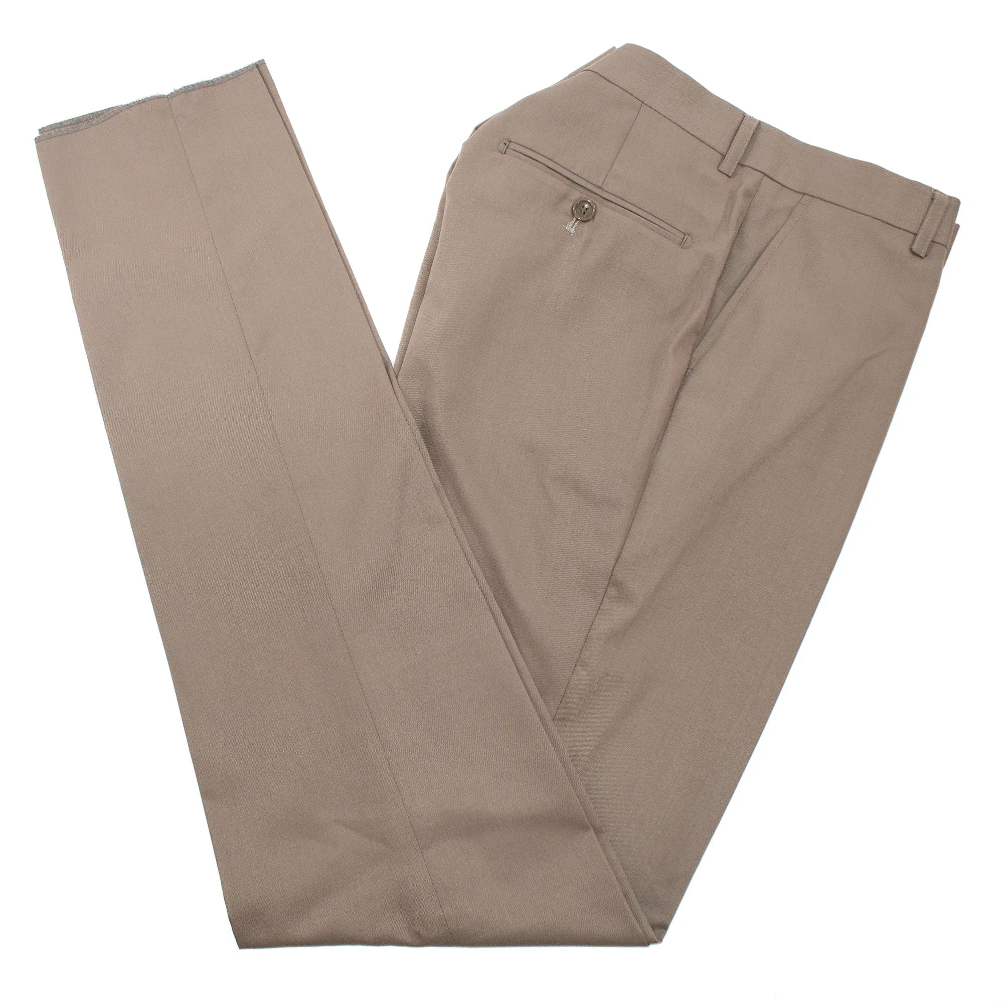 Men's Solid Tan 2-Piece Slim-Fit Suit