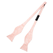 Self-Tie Paisley Satin Bow-Tie
