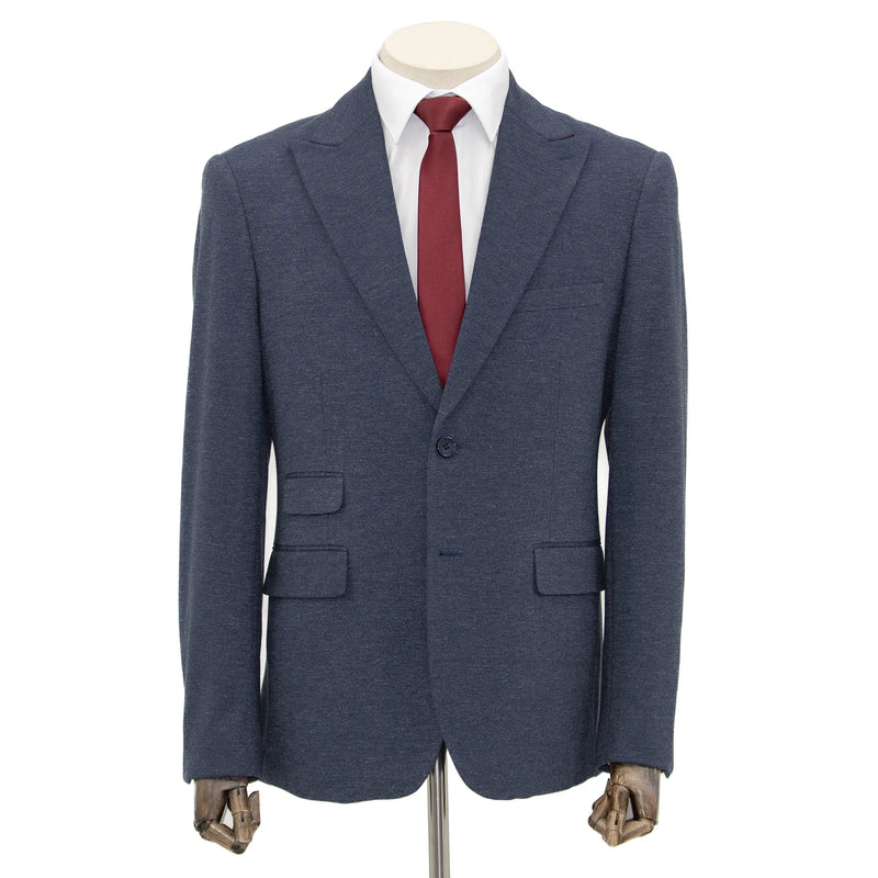Indigo Stretch Twill 2-Piece Slim-Fit Suit