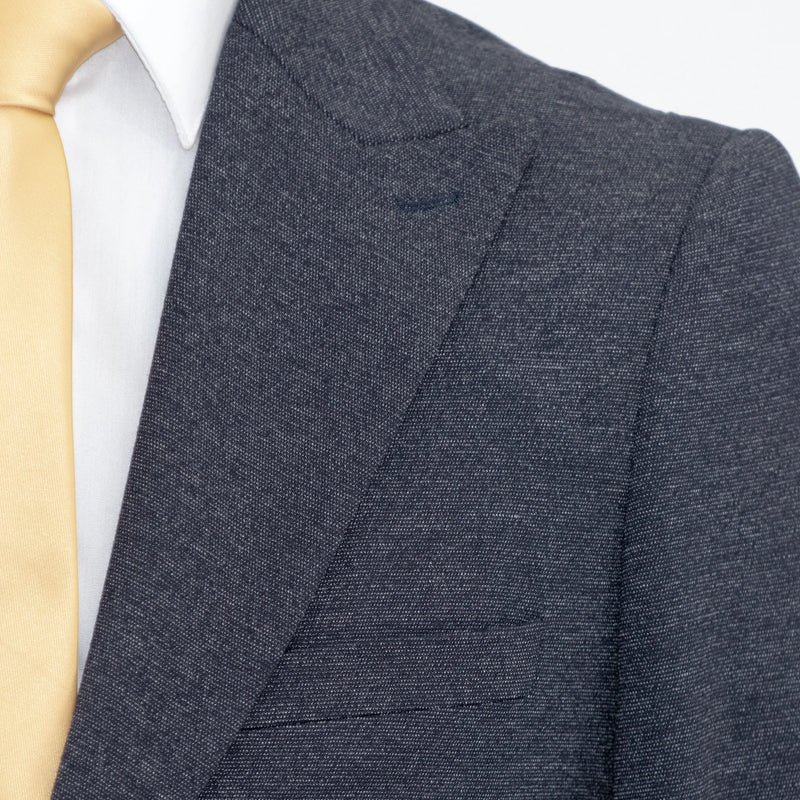 Navy Stretch Twill 2-Piece Slim-Fit Suit