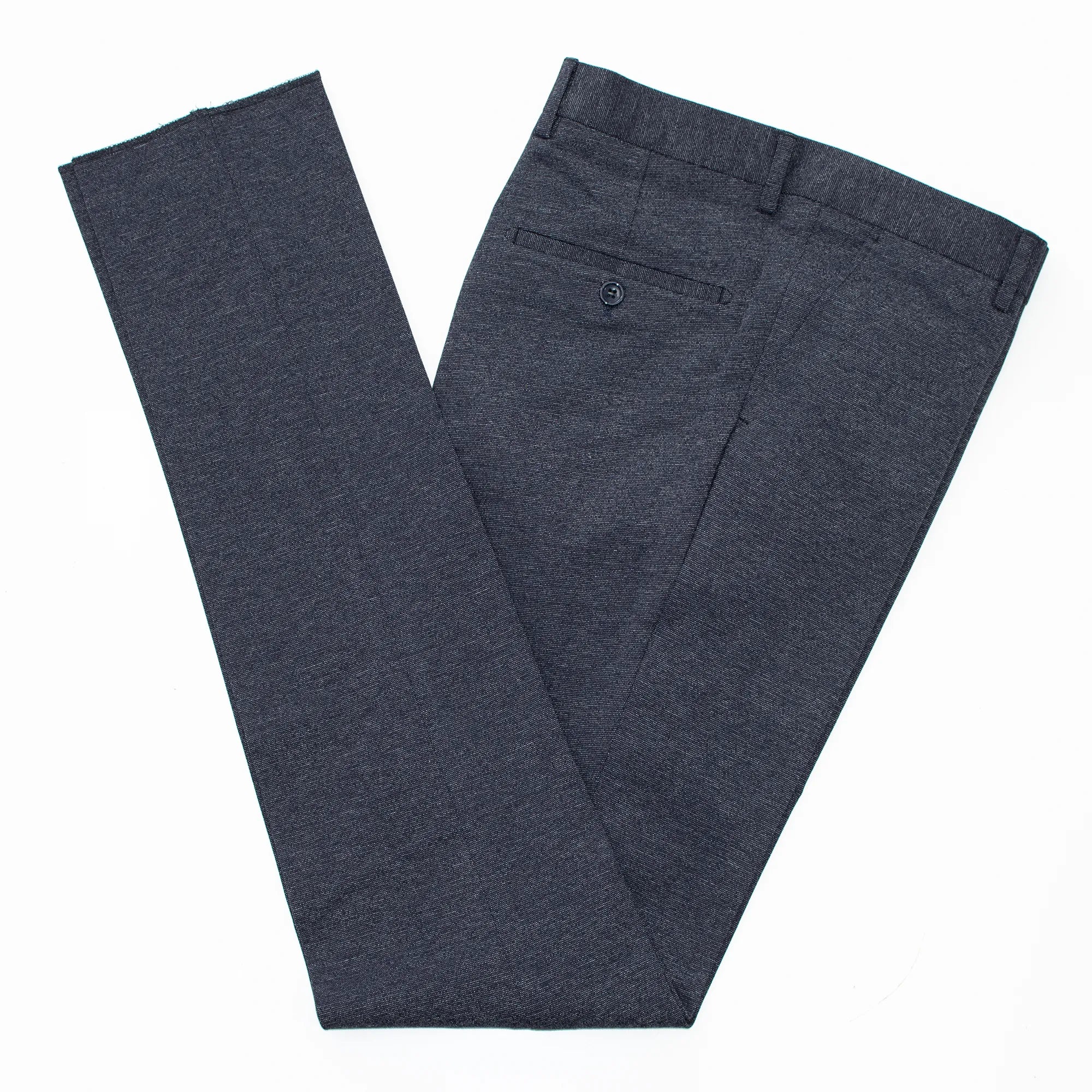 Navy Stretch Twill 2-Piece Slim-Fit Suit