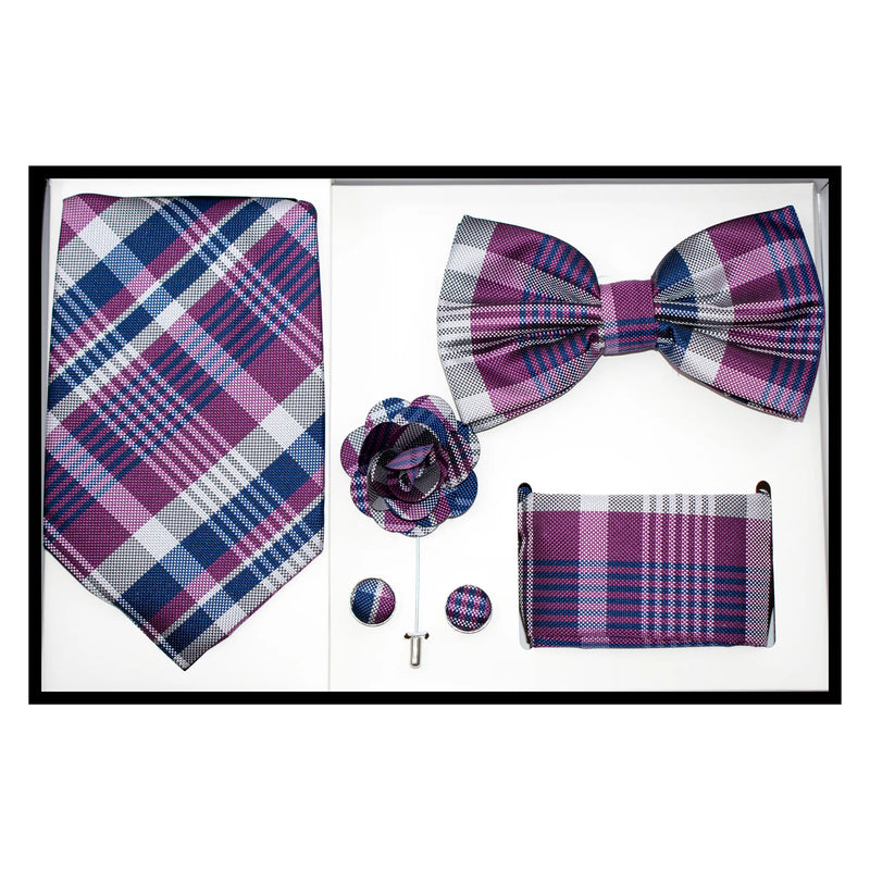 Plaid 5-Piece Accessory Set
