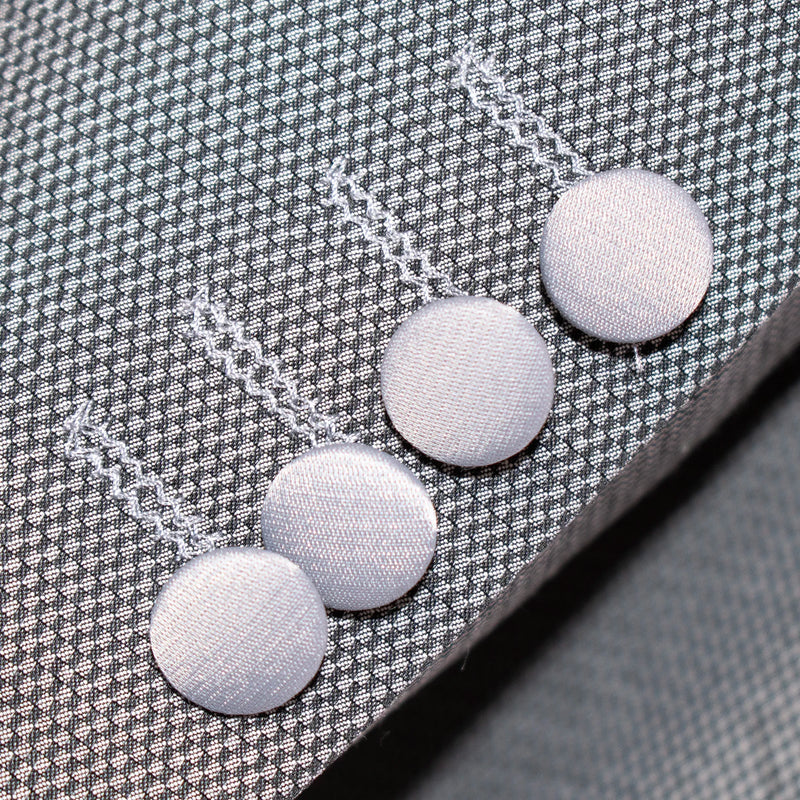 Gray Microcheck 3-Piece Tailored-Fit Suit