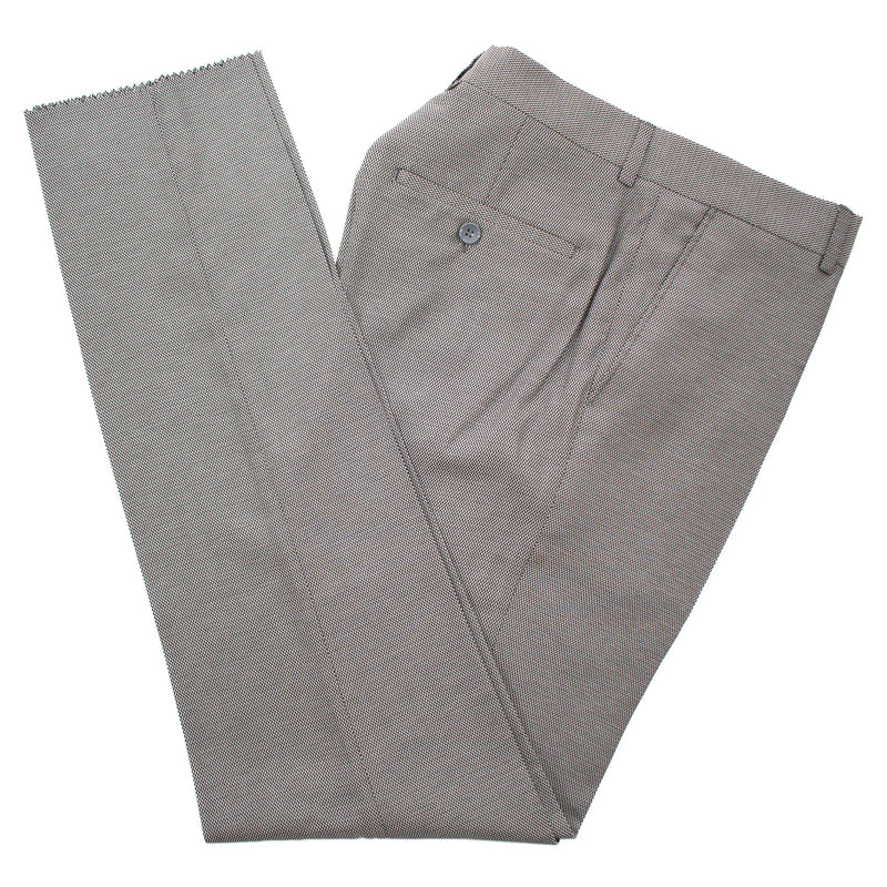 Gray Microcheck 3-Piece Tailored-Fit Suit