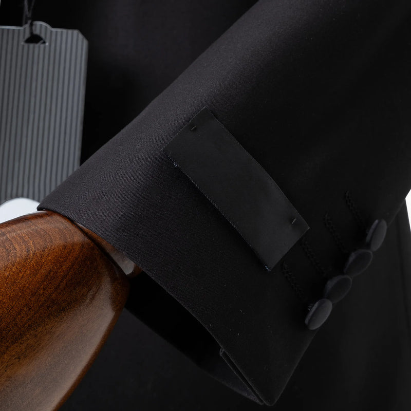 Black 3-Piece Tailored-Fit Tuxedo