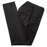 Men's Black Embroidered 2-Piece Slim-Fit Suit with Mandarin Collar