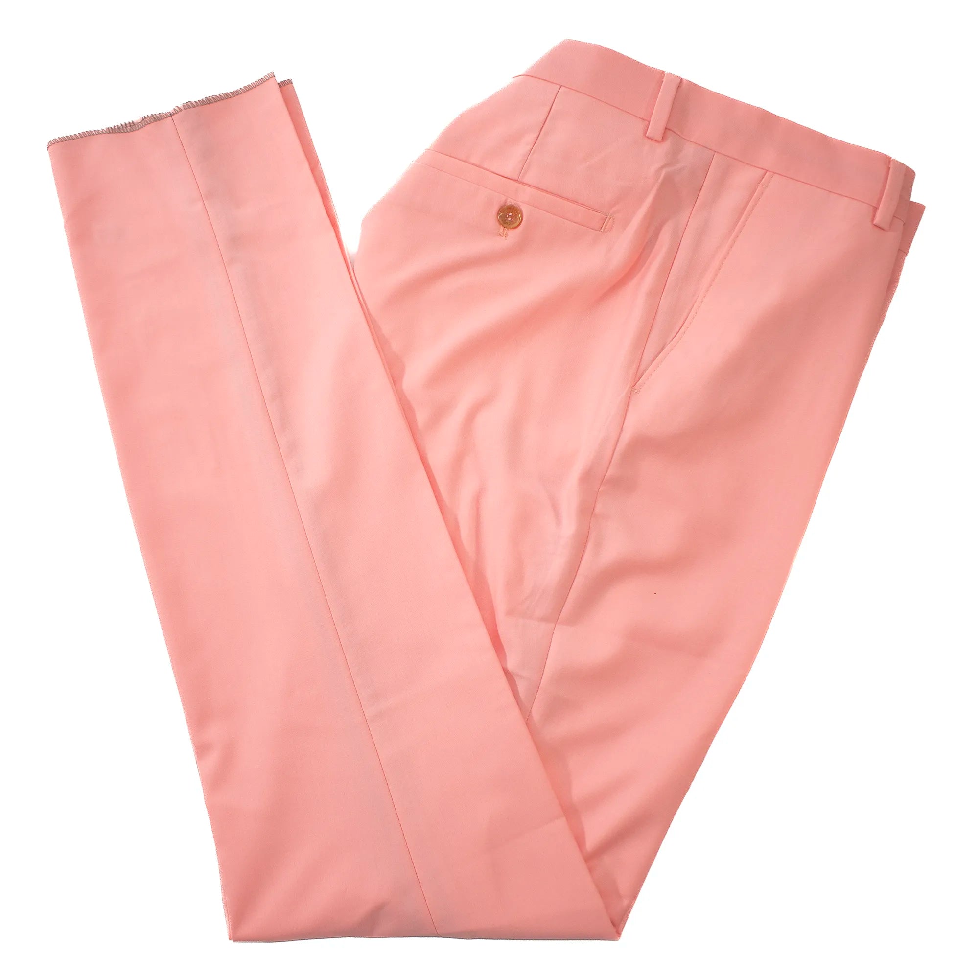 Men's Coral Embroidered 2-Piece Slim-Fit Suit with Mandarin Collar