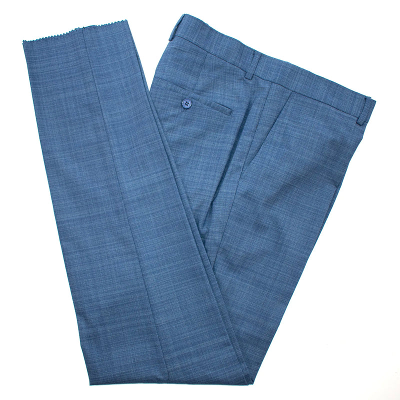 Blue Check 3-Piece Tailored-Fit Suit
