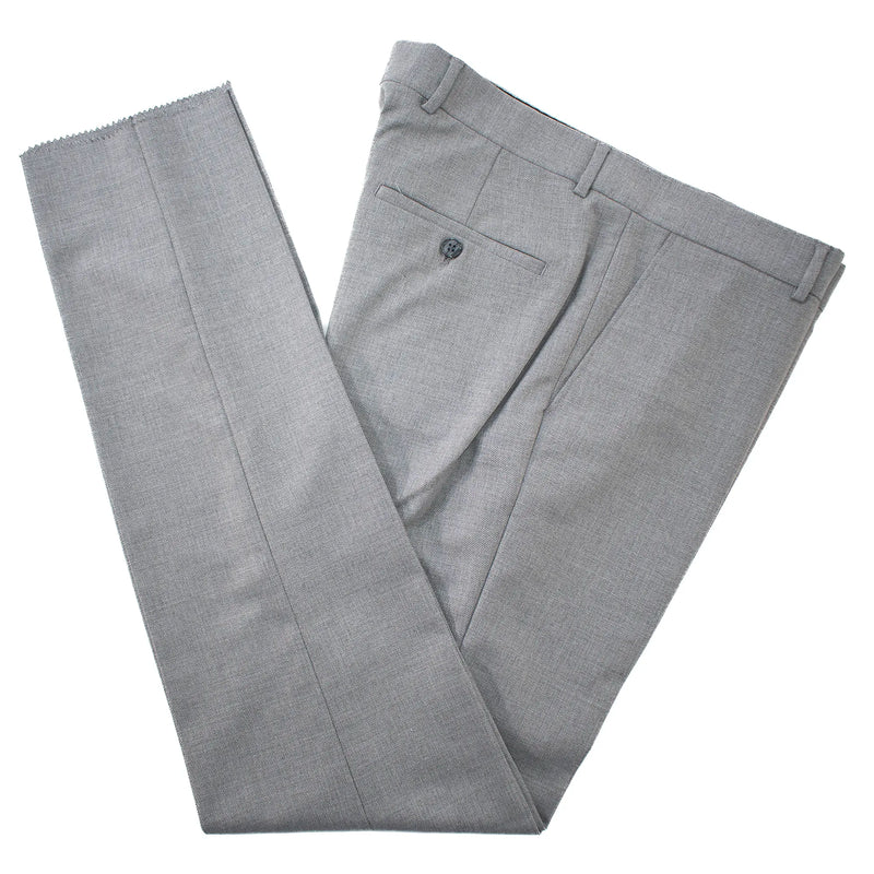 Gray Windowpane 3-piece Tailored-fit Suit