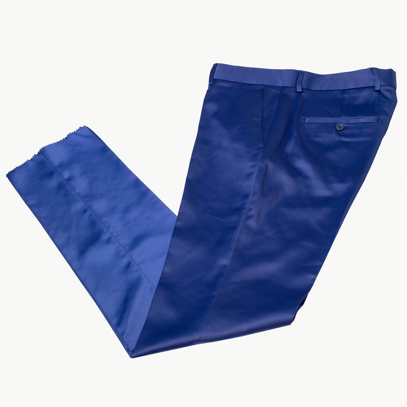 White and Royal Blue Boucle 3-Piece Tailored-Fit Tuxedo