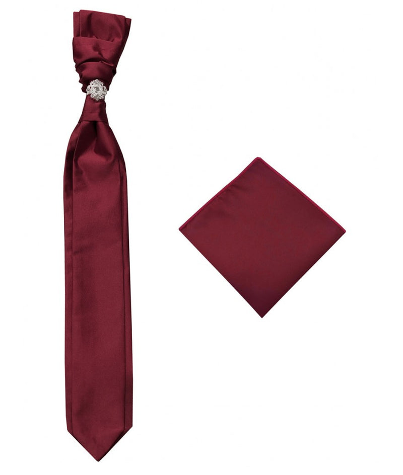 Burgundy 2-Layered Tie