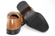 Camel Single Monk-Strap Dress Shoe