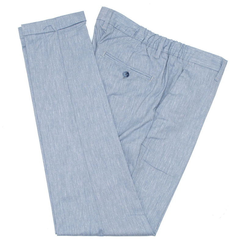 Light Blue Tailored-Fit Linen Suit