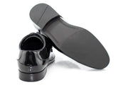Men's Patent Black Leather Derby Shoe