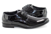 Men's Patent Black Leather Derby Shoe