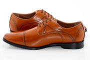Men's Leather Cap-Toe Derby Shoe