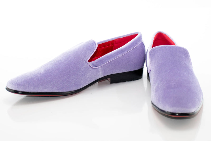 Lavender Venetian Velvet Loafer