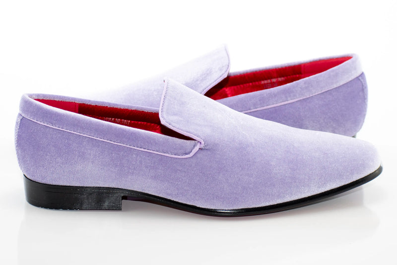 Lavender Venetian Velvet Loafer