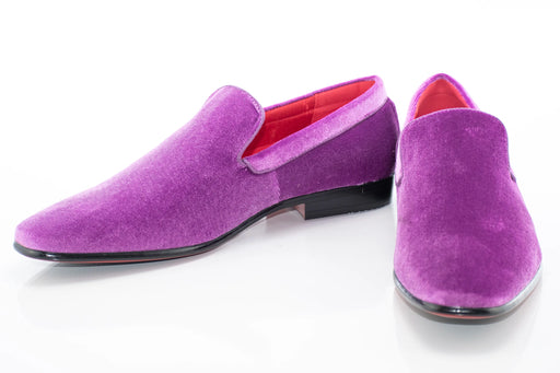 Lilac Venetian Velvet Loafer