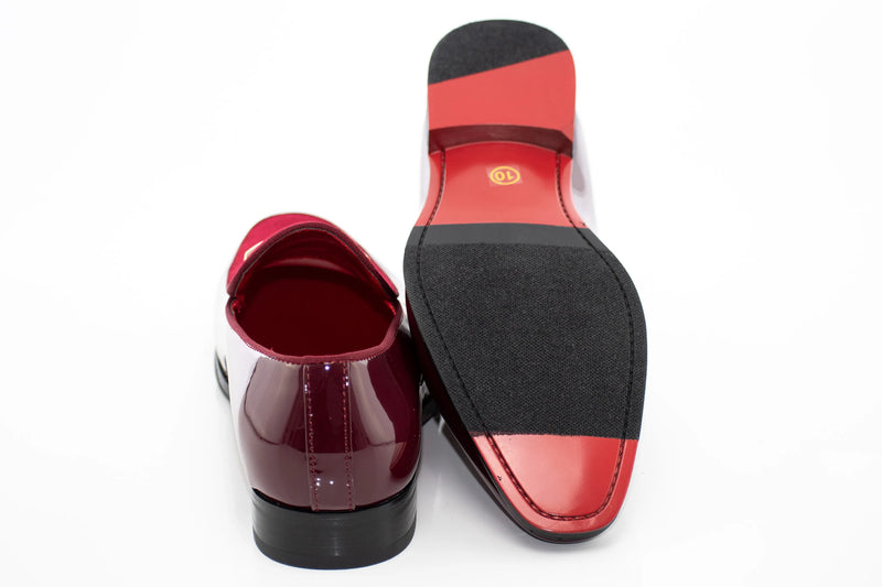 Velvet Apron-Toe Bit Loafer