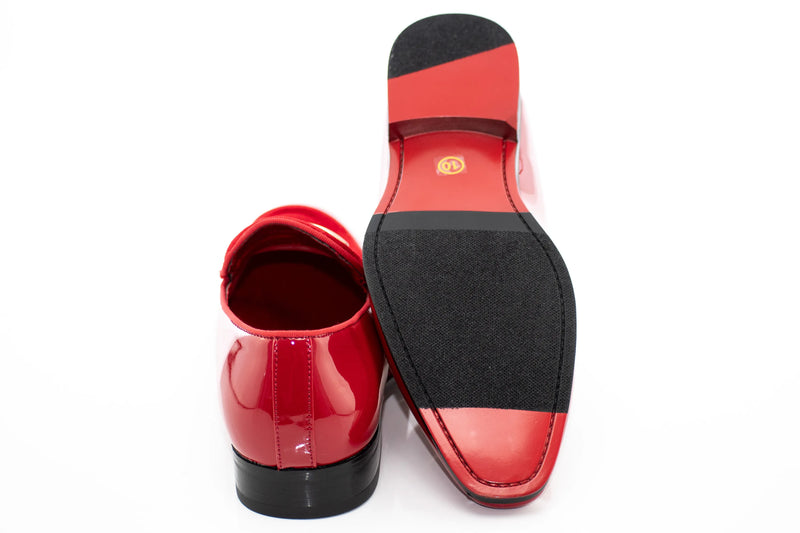 Velvet Apron-Toe Bit Loafer