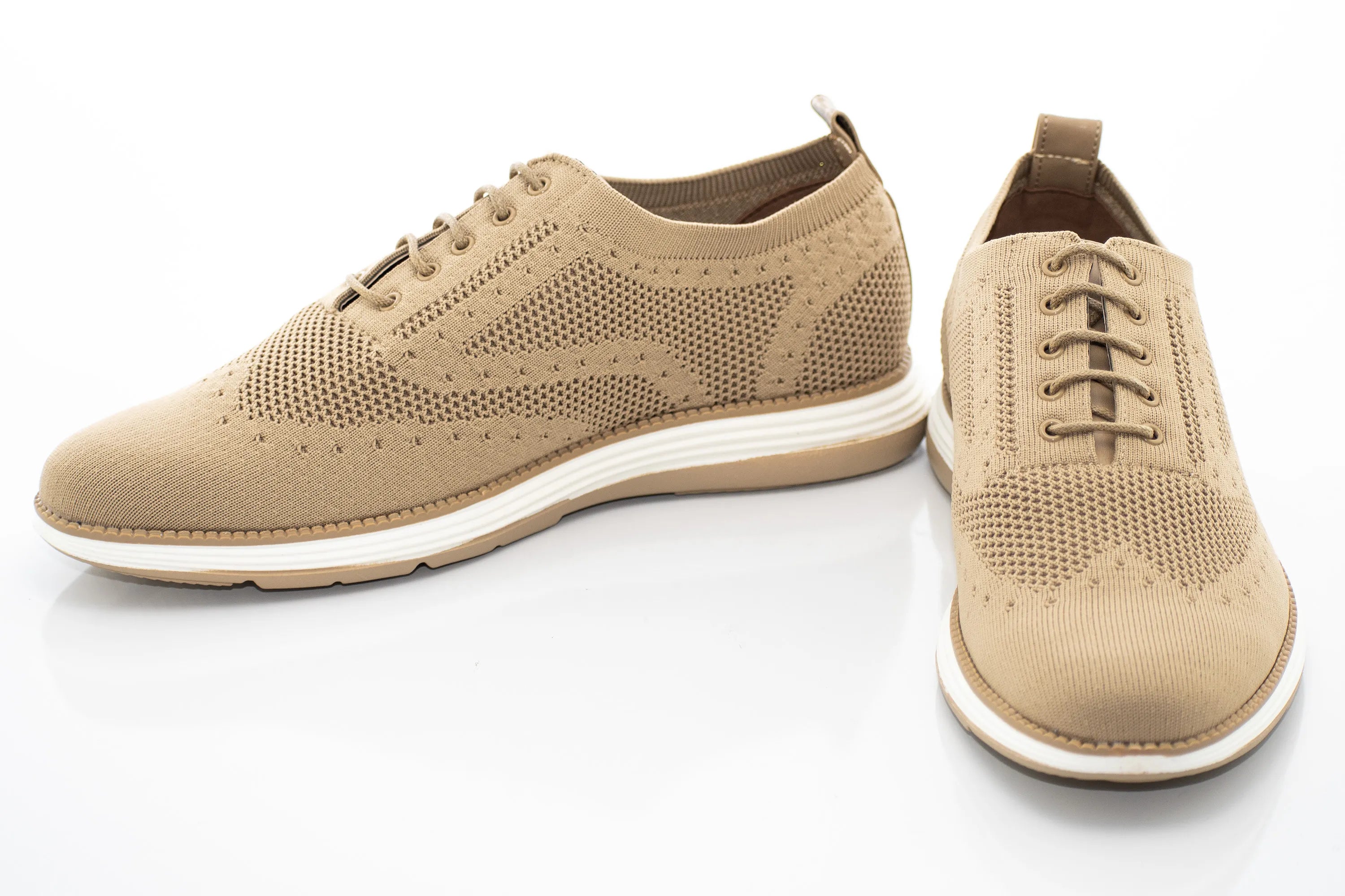 Natural Knitted Casual Oxford