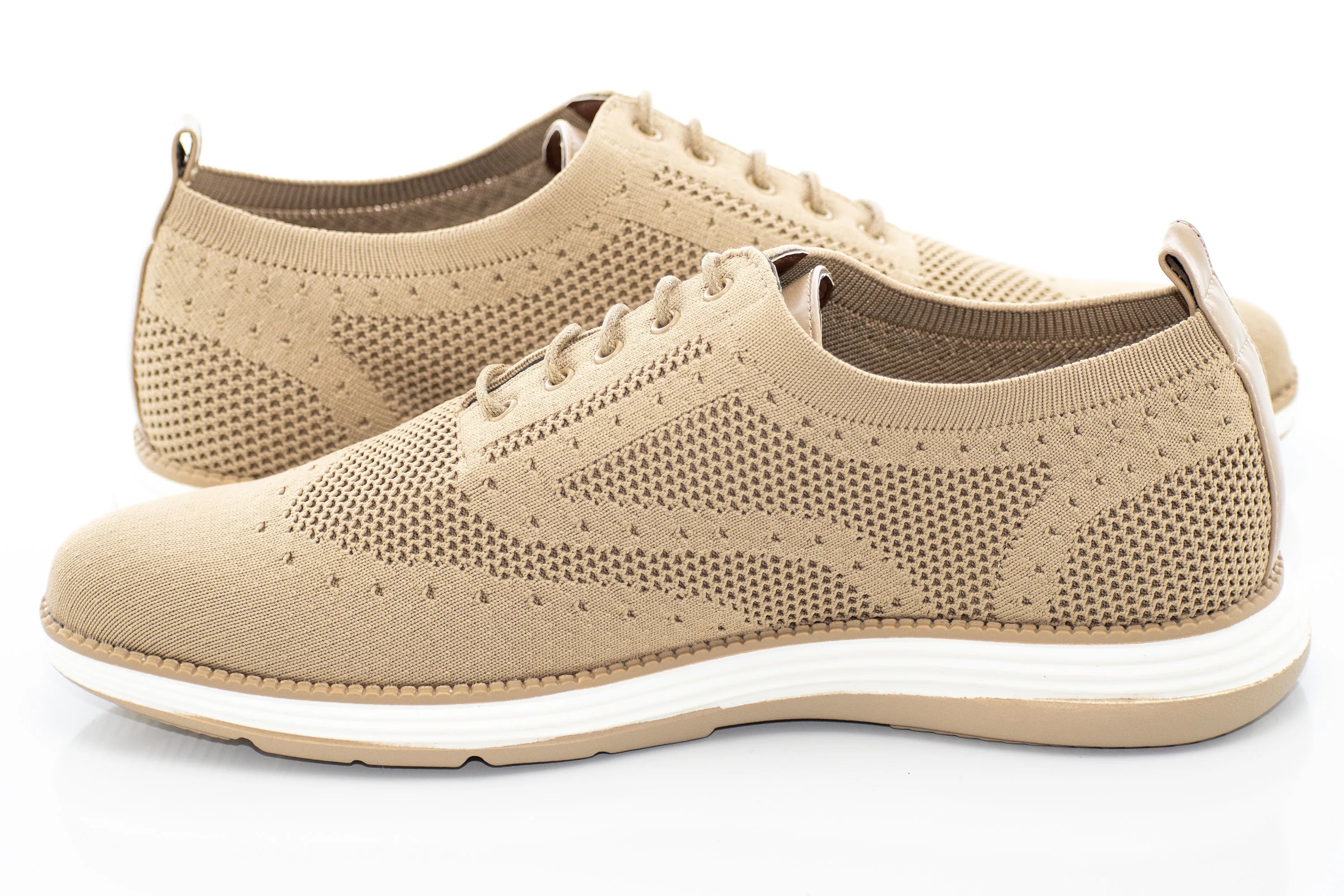 Natural Knitted Casual Oxford