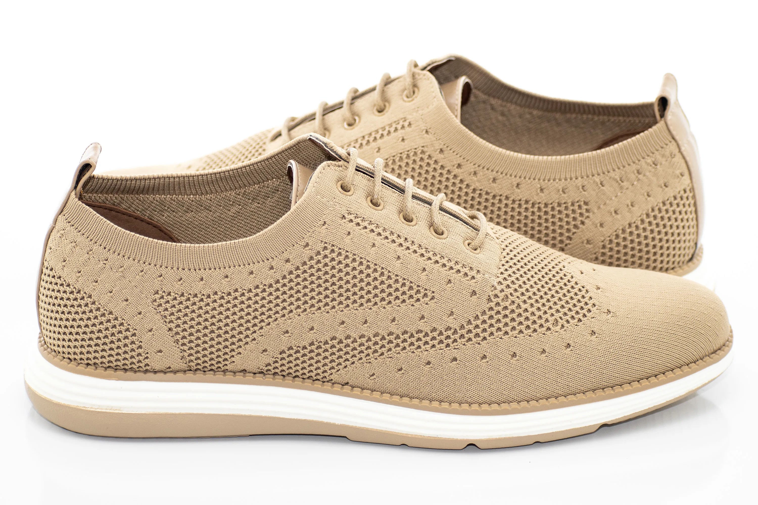 Natural Knitted Casual Oxford