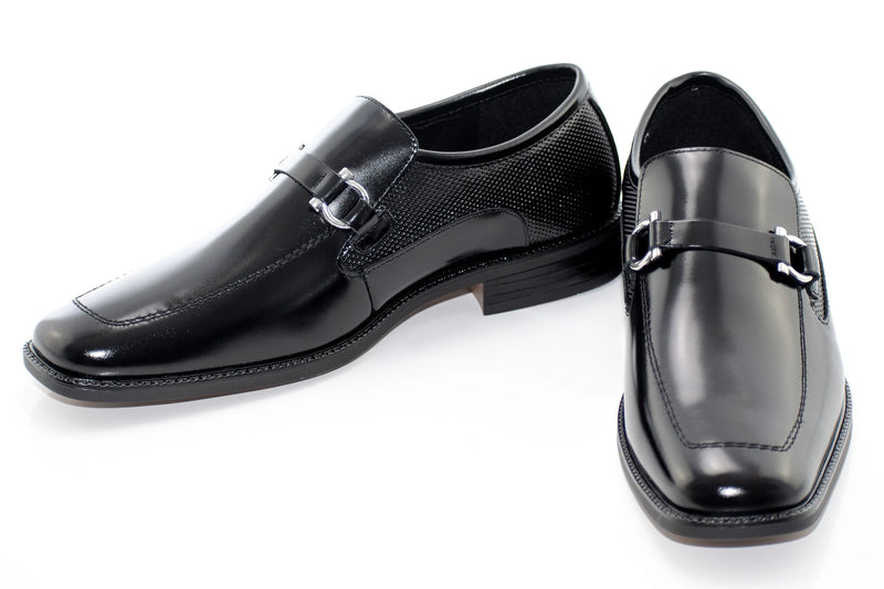 Black Contour Bit Loafer