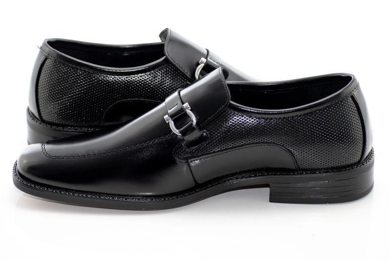 Black Contour Bit Loafer