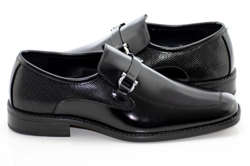 Black Contour Bit Loafer