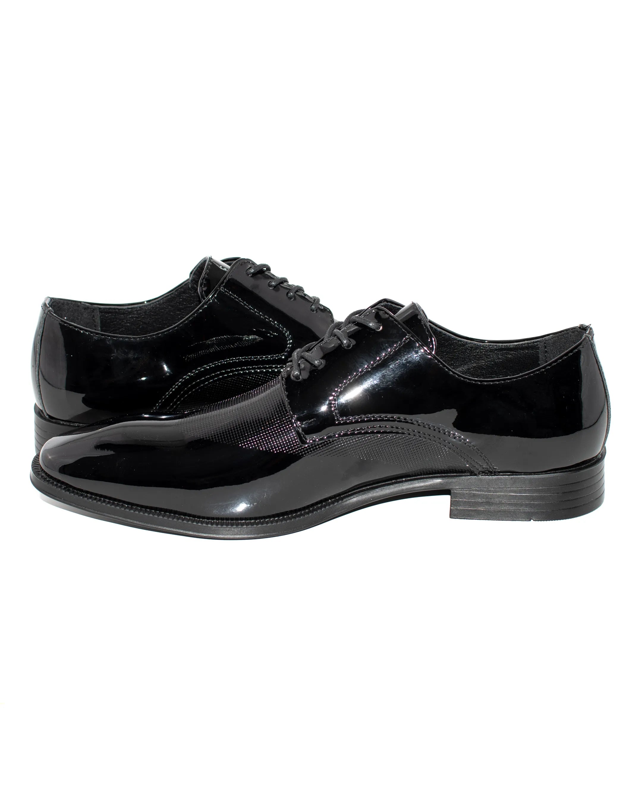 Patent Textured Vamp Derby