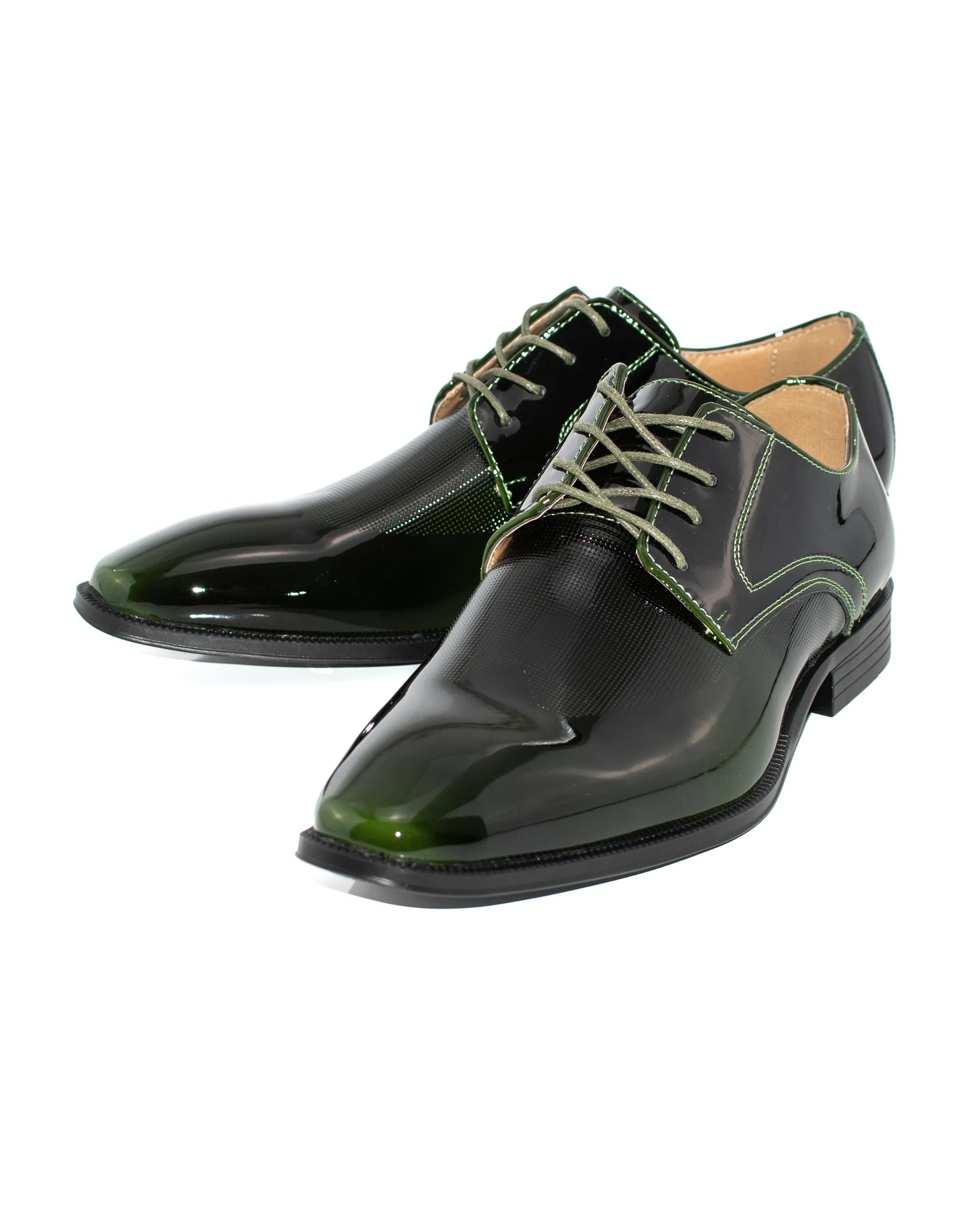 Patent Textured Vamp Derby
