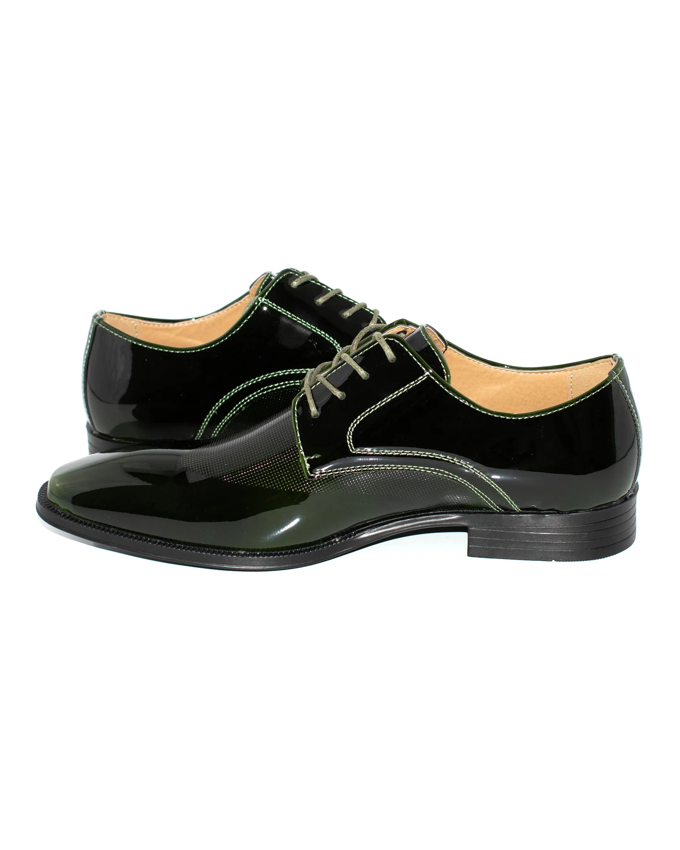 Patent Textured Vamp Derby
