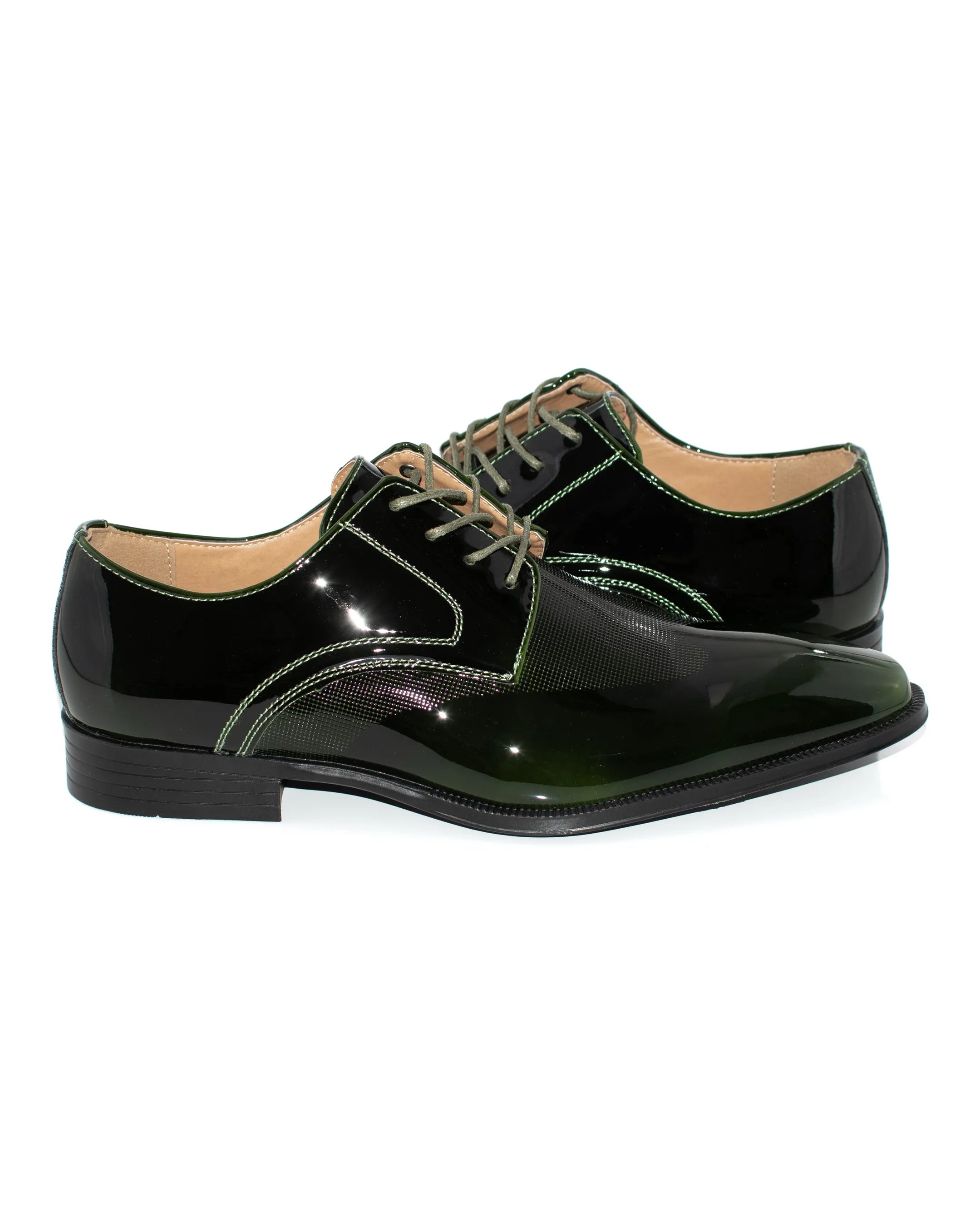 Patent Textured Vamp Derby
