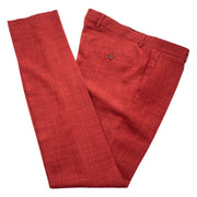 Auburn Solid 3-Piece Tailored-Fit Suit