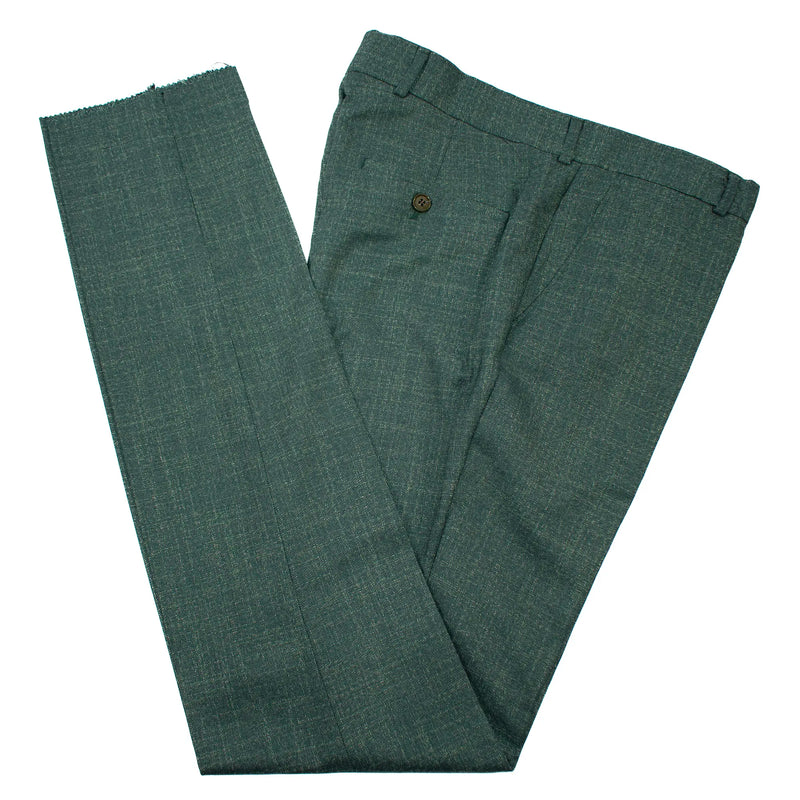 Green Plaid 3-Piece Tailored-Fit Suit