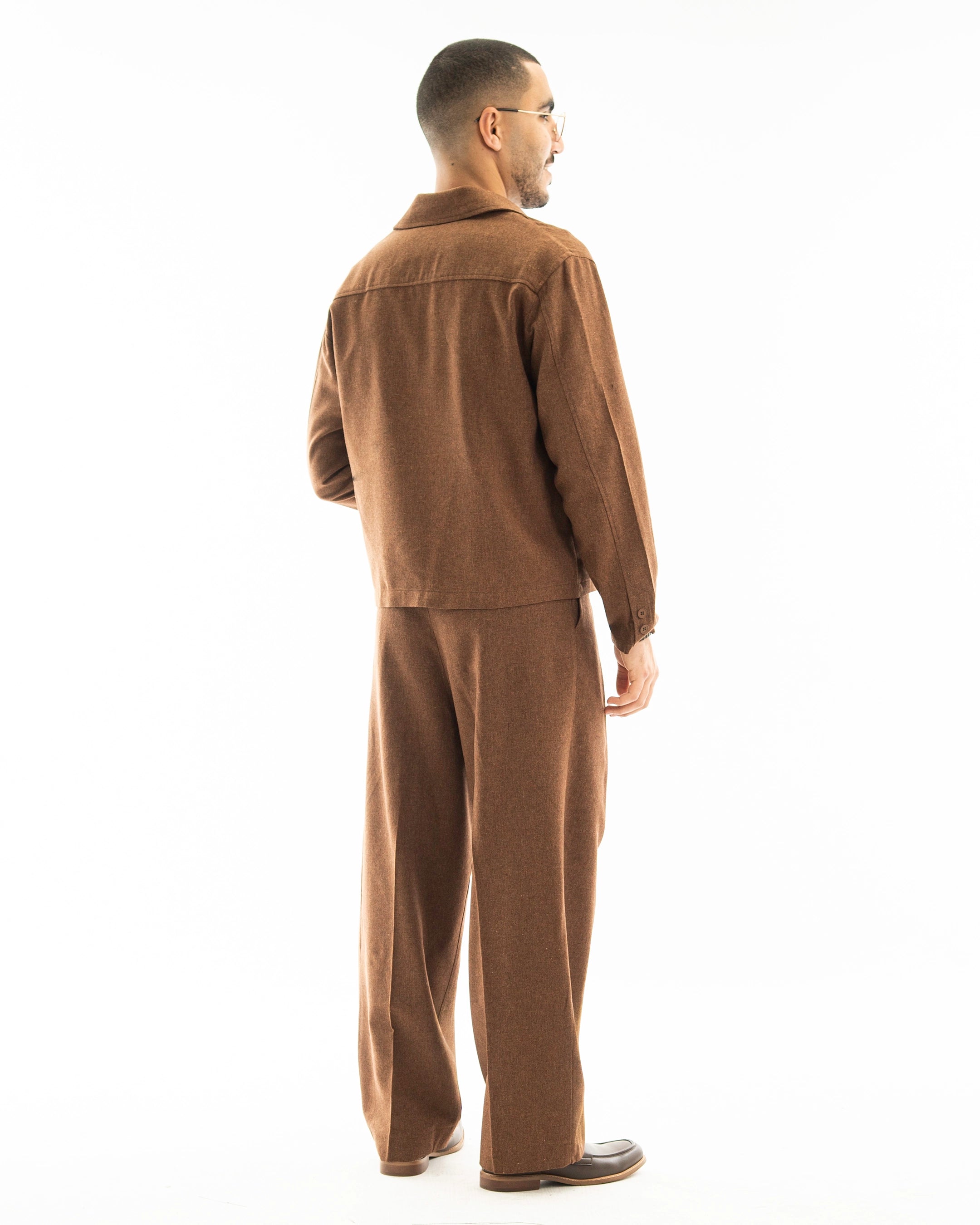 Cotton Blend Zip Lounge Suit