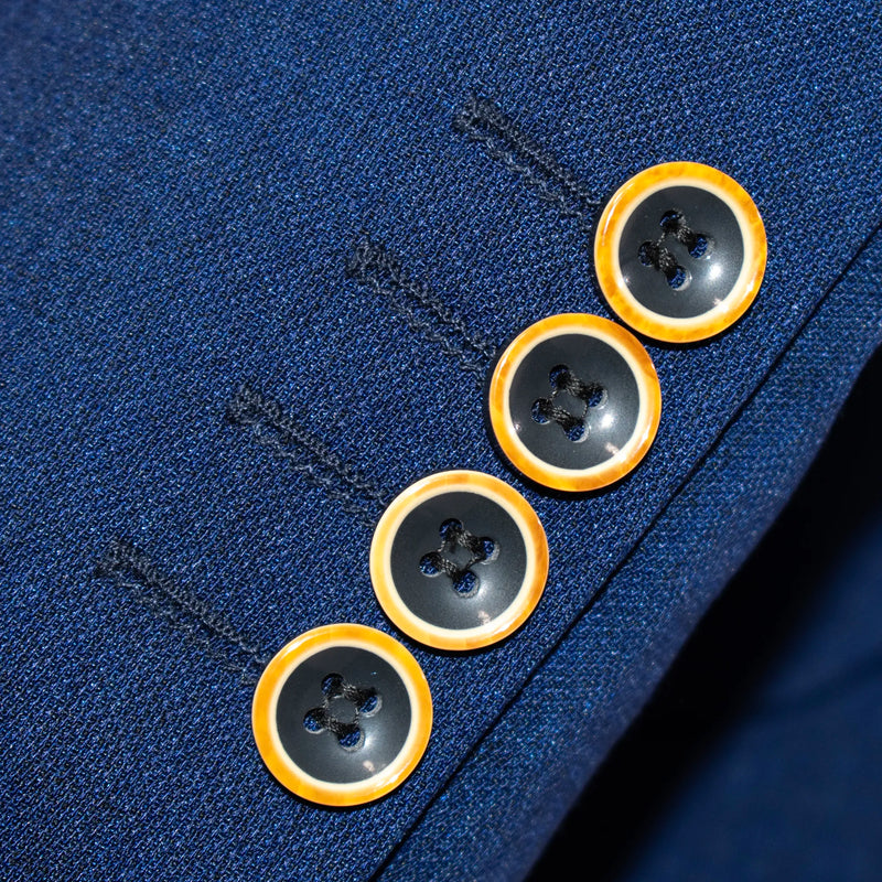 Midnight Blue 3-Piece Tailored-Fit Suit