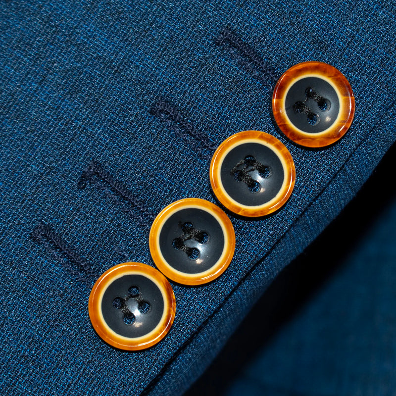 Midnight Blue 3-Piece Tailored-Fit Suit