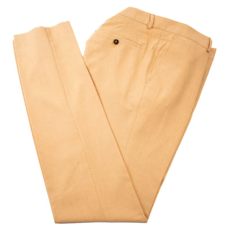 Peach with Black Pinstripe 3-Piece Slim-Fit Suit