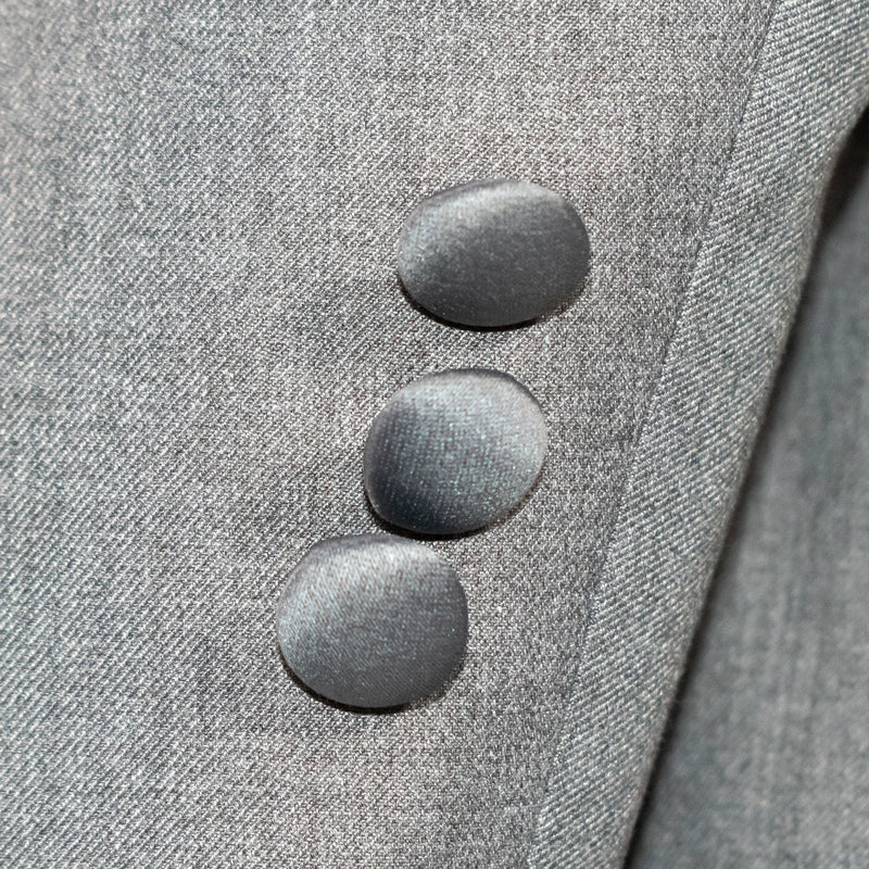 Men's Gray 3-Piece Tailored-Fit Tuxedo