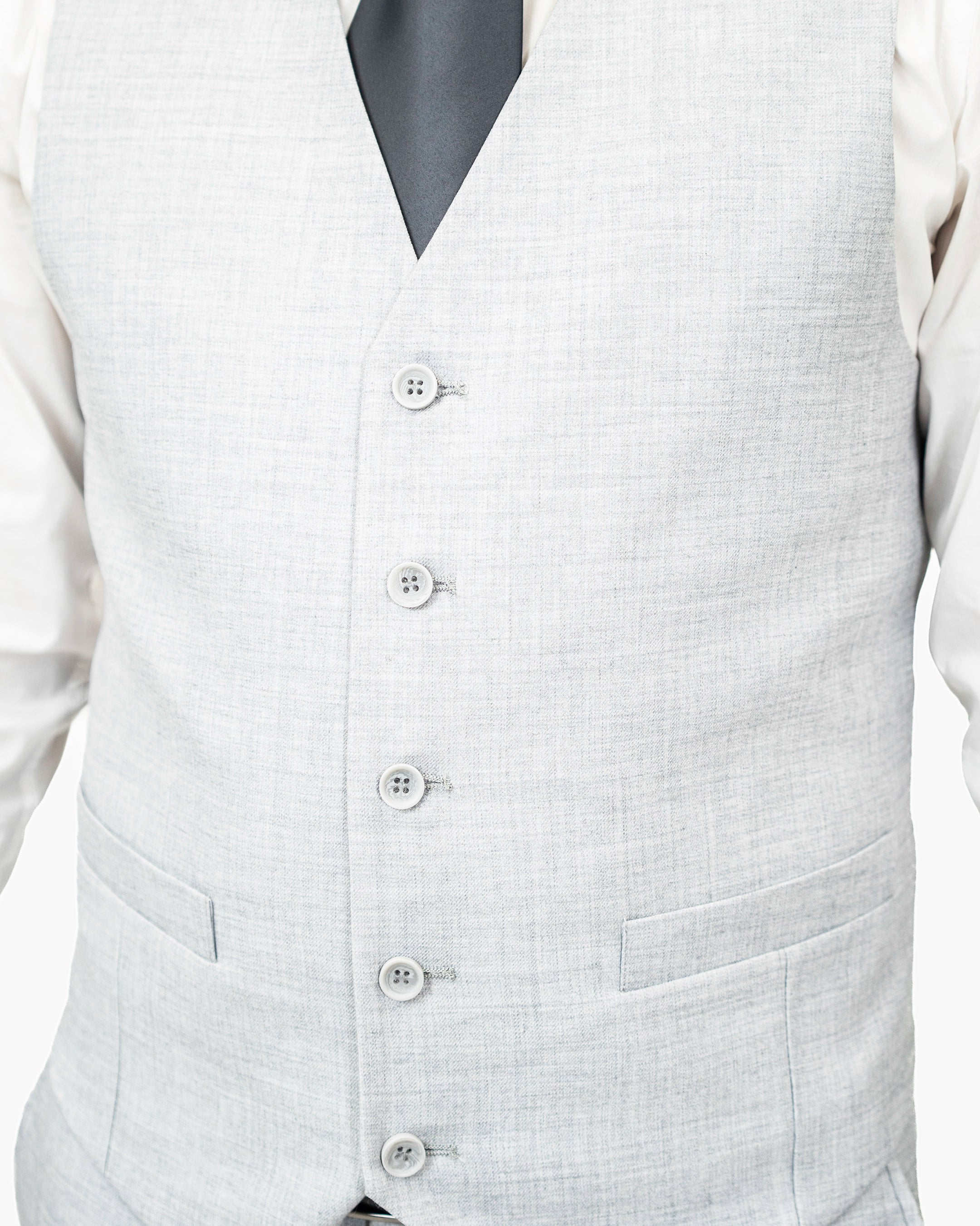 Emiliano | Light Gray Suit Vest