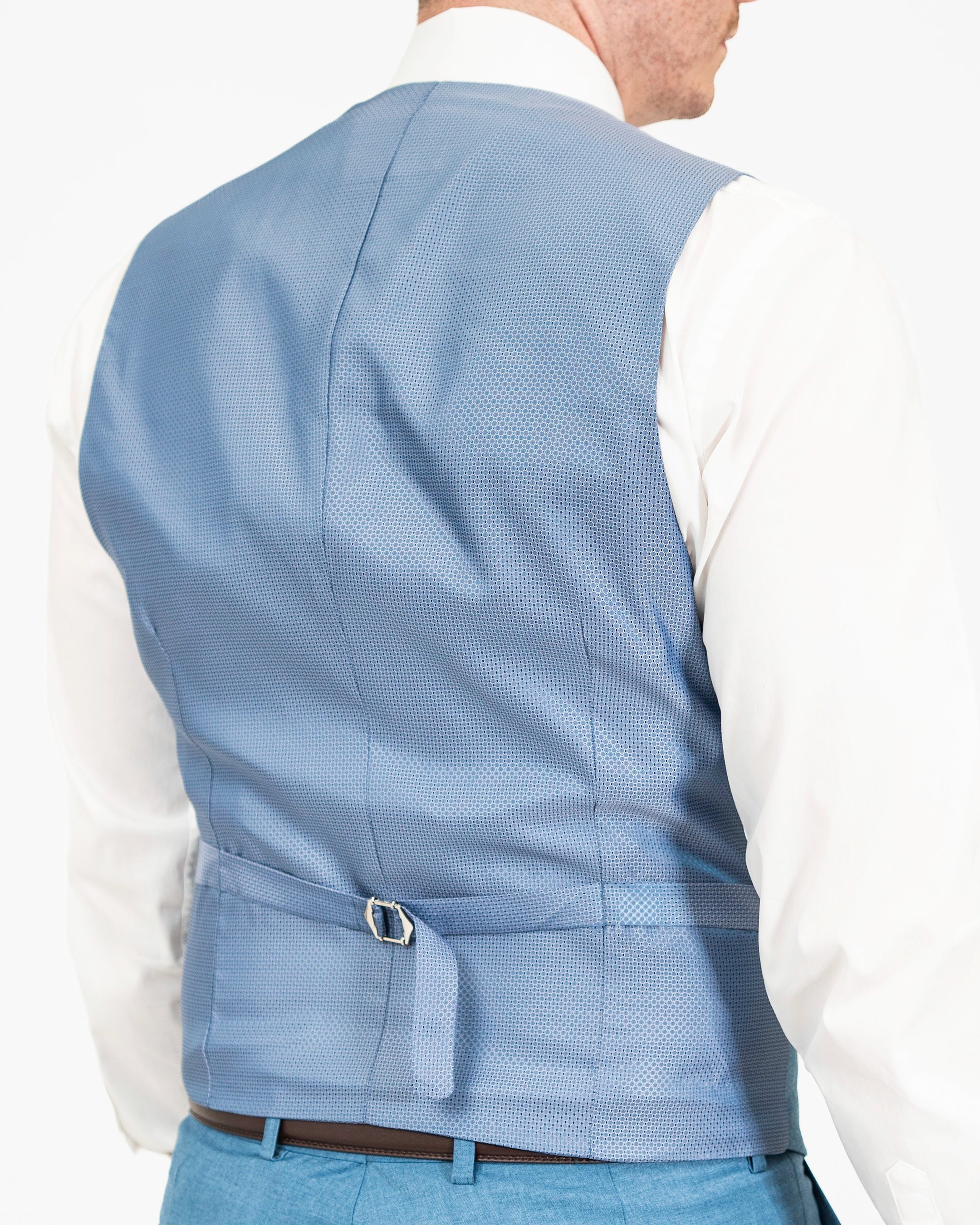 Emiliano | Steel Blue Suit Vest