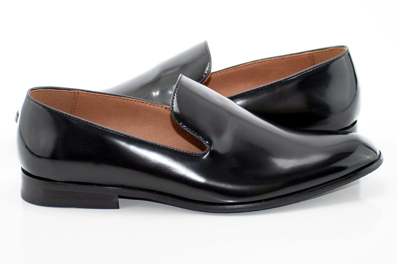 Men's Black Patent Leather Dress Loafer