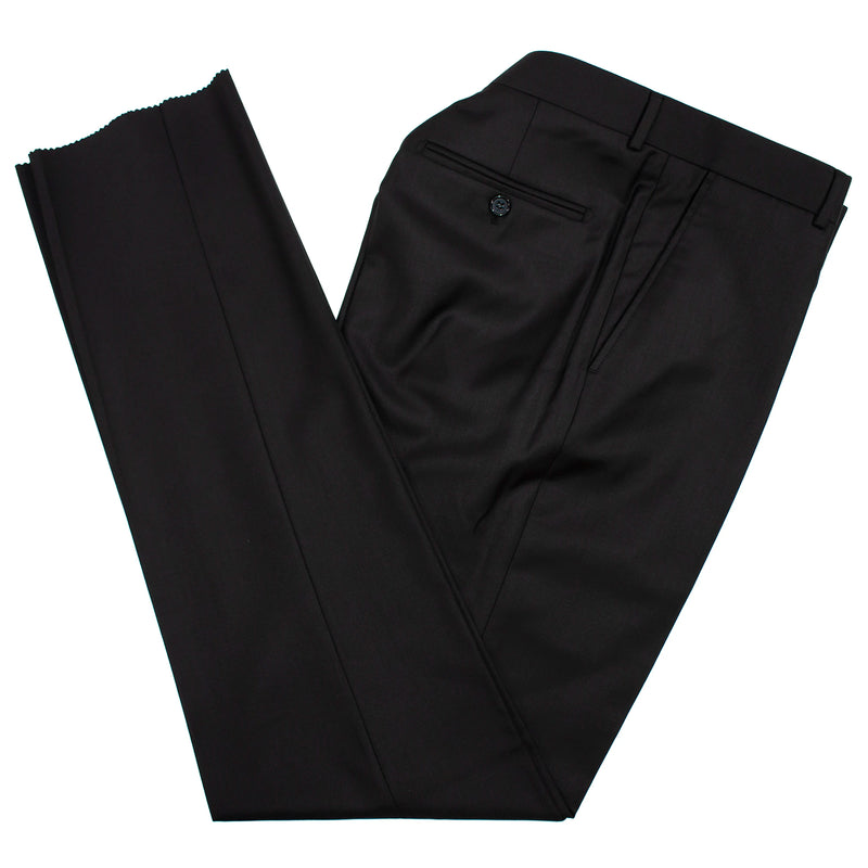 Black 2-Piece Slim-Fit Tuxedo with Burgundy Pattern Shawl Lapel