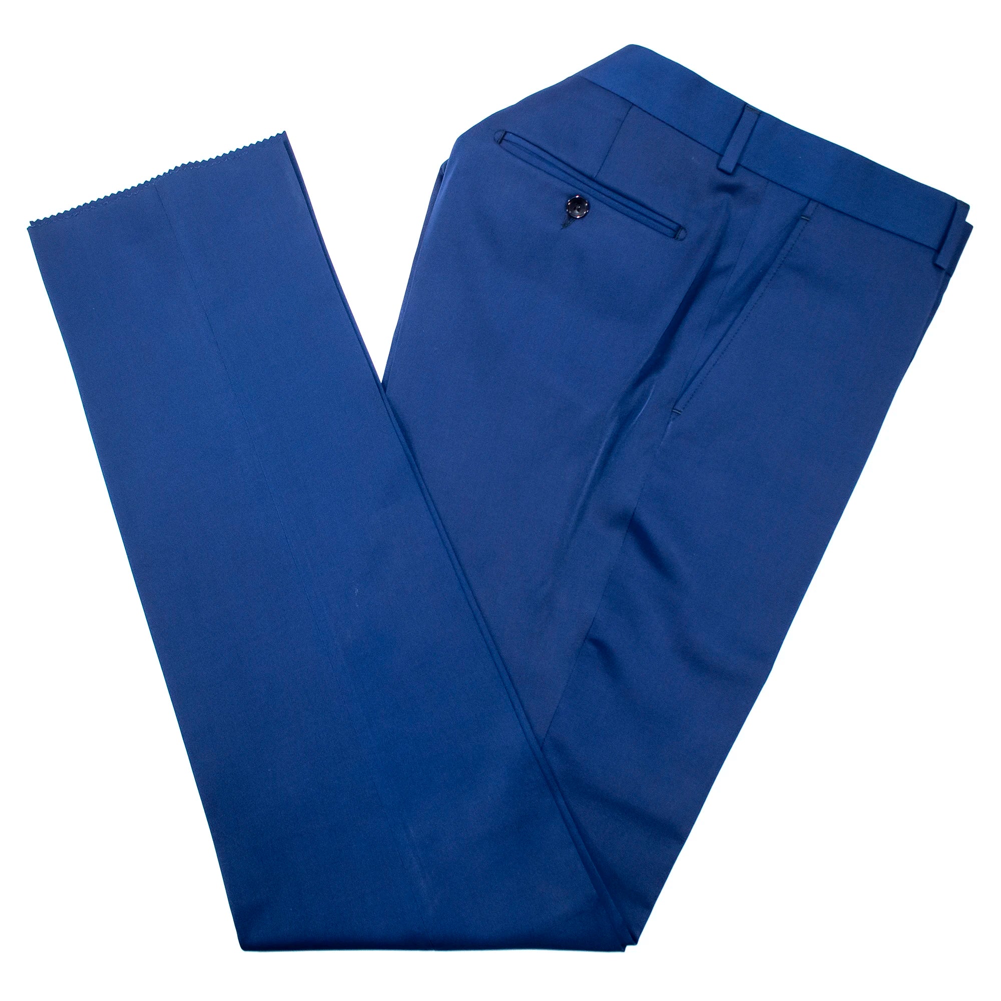 French Blue Solid 2-Piece Slim-Fit Tuxedo