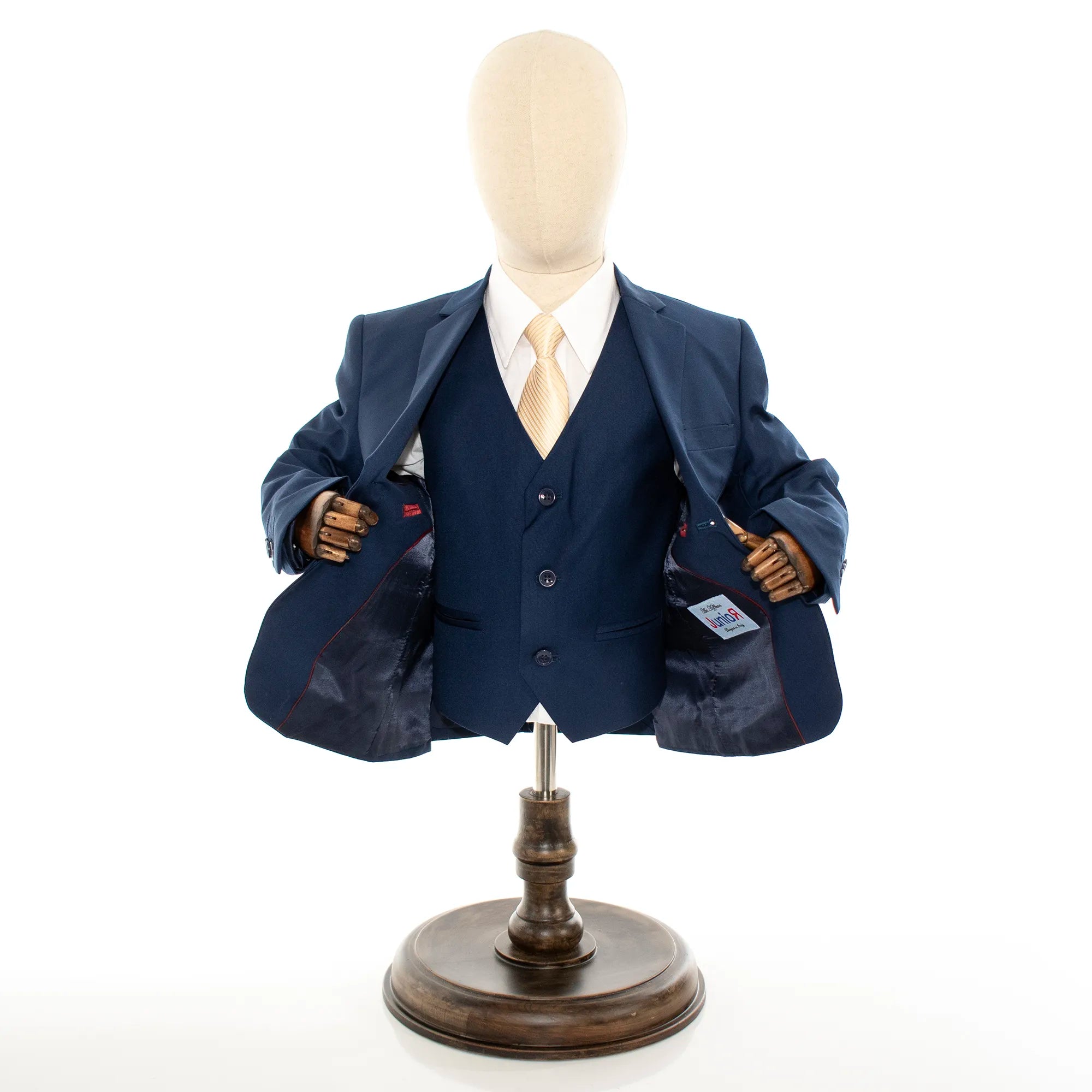 Blue 3-Piece Kids Premium Suit For Boys
