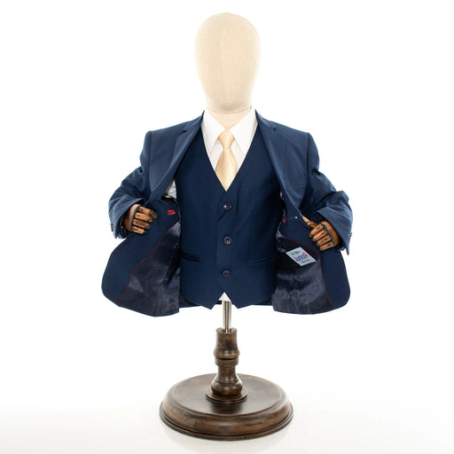 Blue 3-Piece Kids Premium Suit For Boys